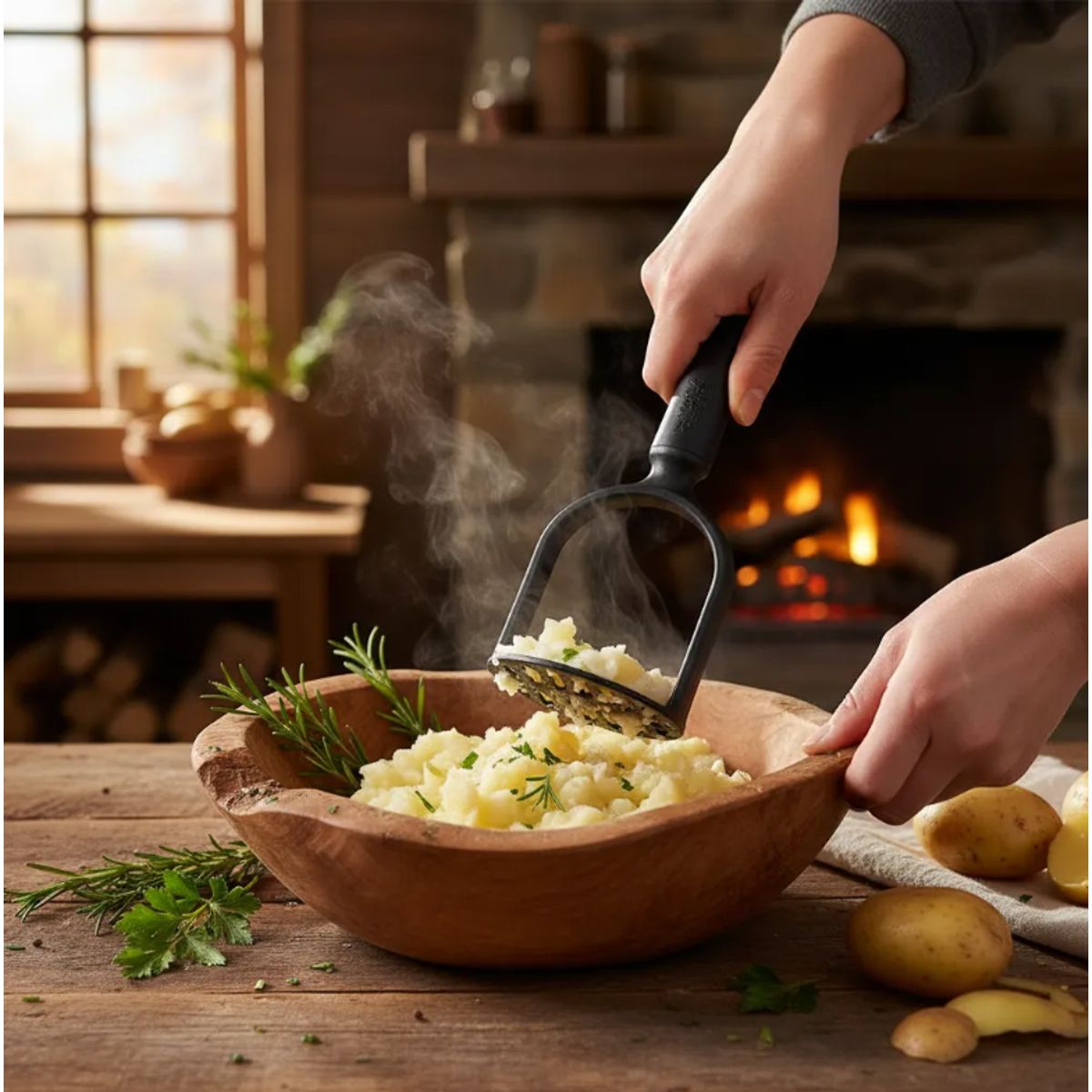 GENERICO - Set 2 Moledor de Papas triturador Utensilio de Cocina