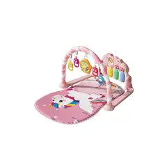 BABYLUNA - Alfombra Gimnasio Musical Con Piano Para Bebe Unicornio Rosado
