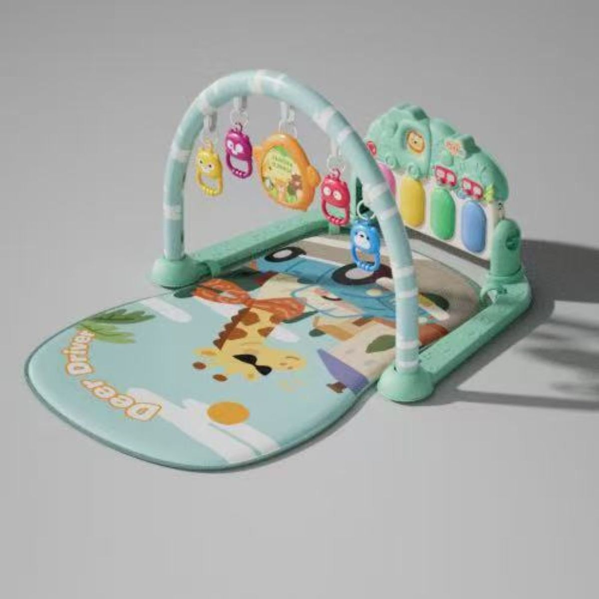 BABYLUNA - Alfombra Gimnasio Musical Con Piano Para Bebe Jirafa
