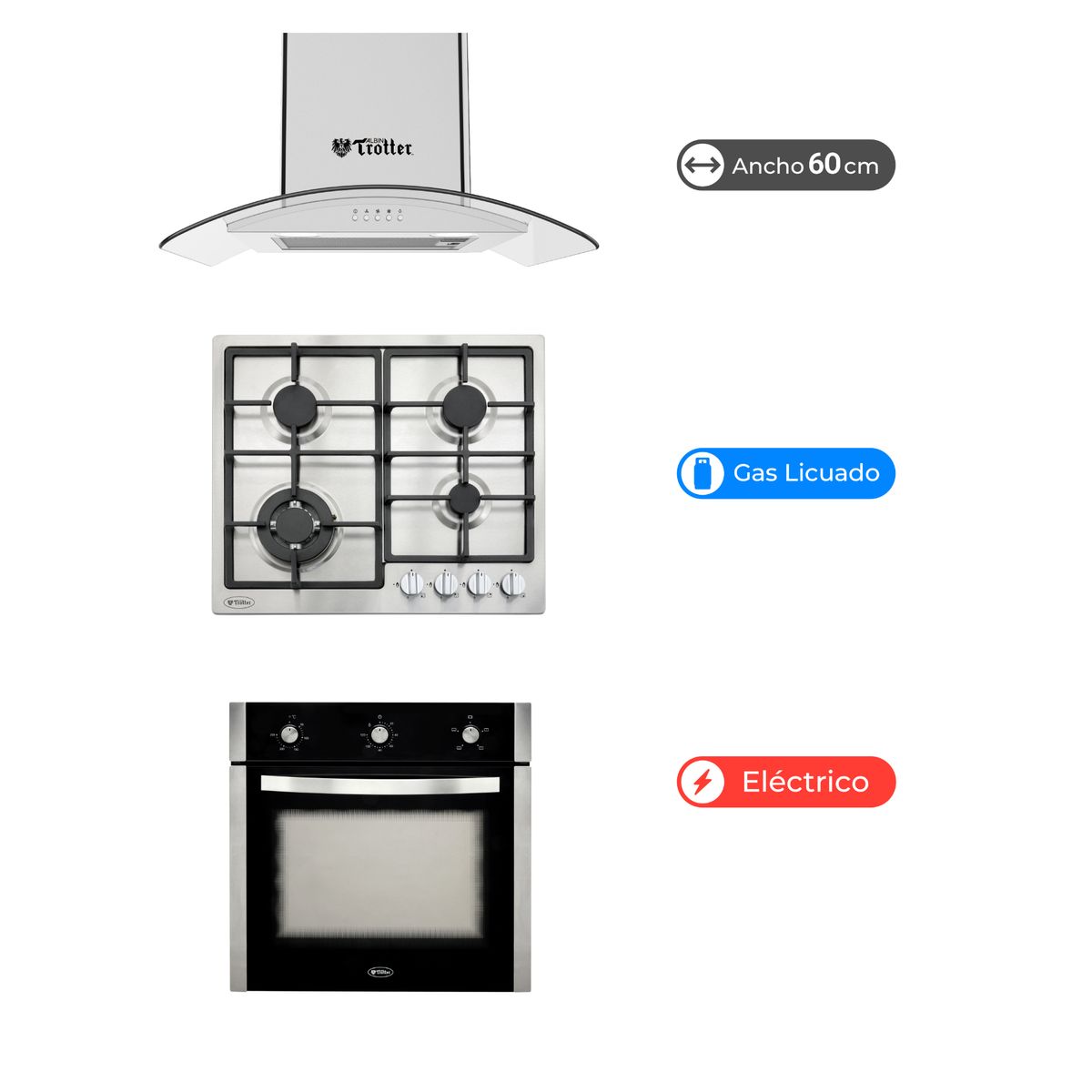 ALBIN TROTTER - KIT COCINA HARBURG BREIT PRO GLP ALBIN TROTTER