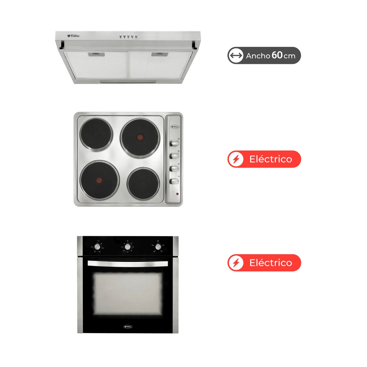 ALBIN TROTTER - KIT COCINA HARBURG ELECTRIC ALBIN TROTTER