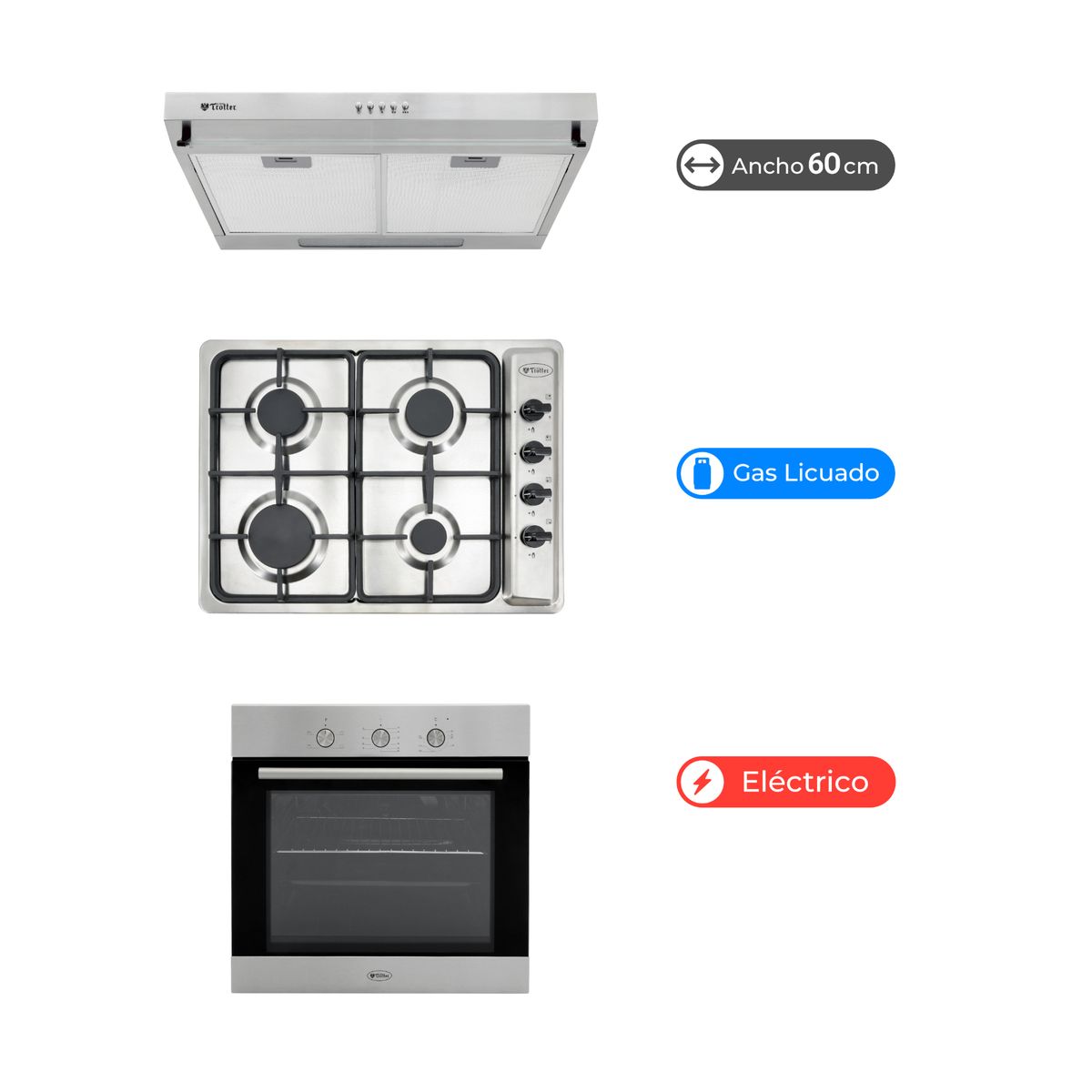 ALBIN TROTTER - KIT COCINA HANNOVER PRO GLP ALBIN TROTTER