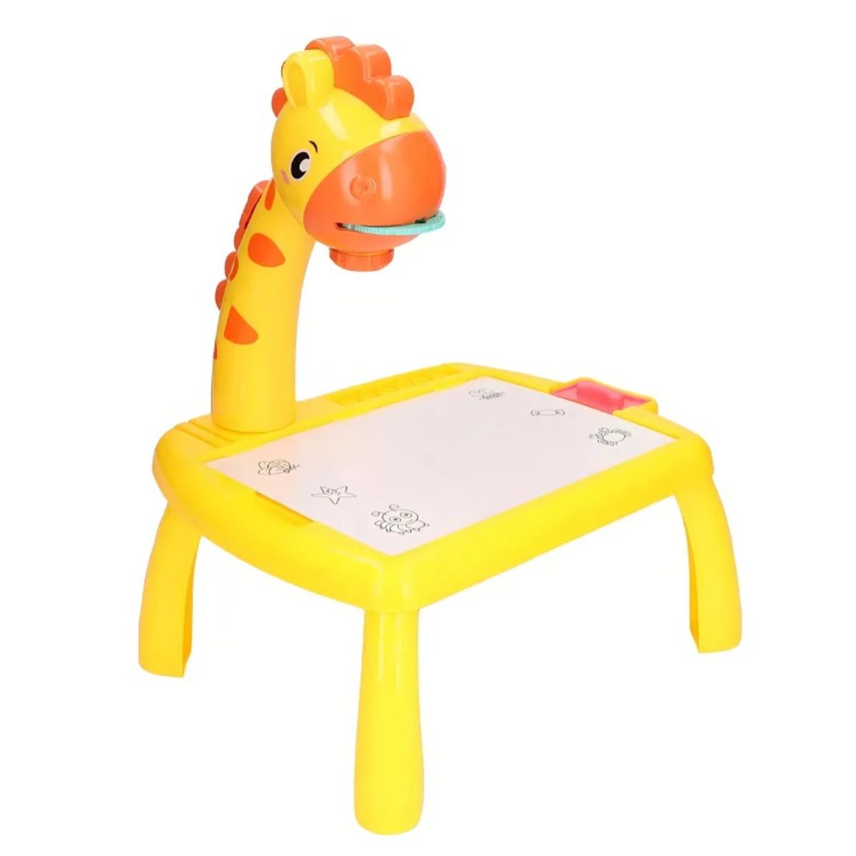 GENERICO - Mini Proyector Mesa De Dibujo Para Niños Jirafa Juguete Didáctico AMARILLO