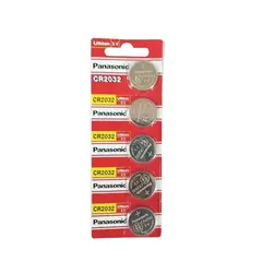 GENERICO - Pack 5 pilas panasonic Cr2032