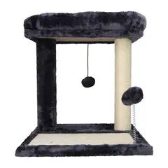 GENERICO - Rascador De Gatos Con Juguete Y Cama 44x40x40 BELUG