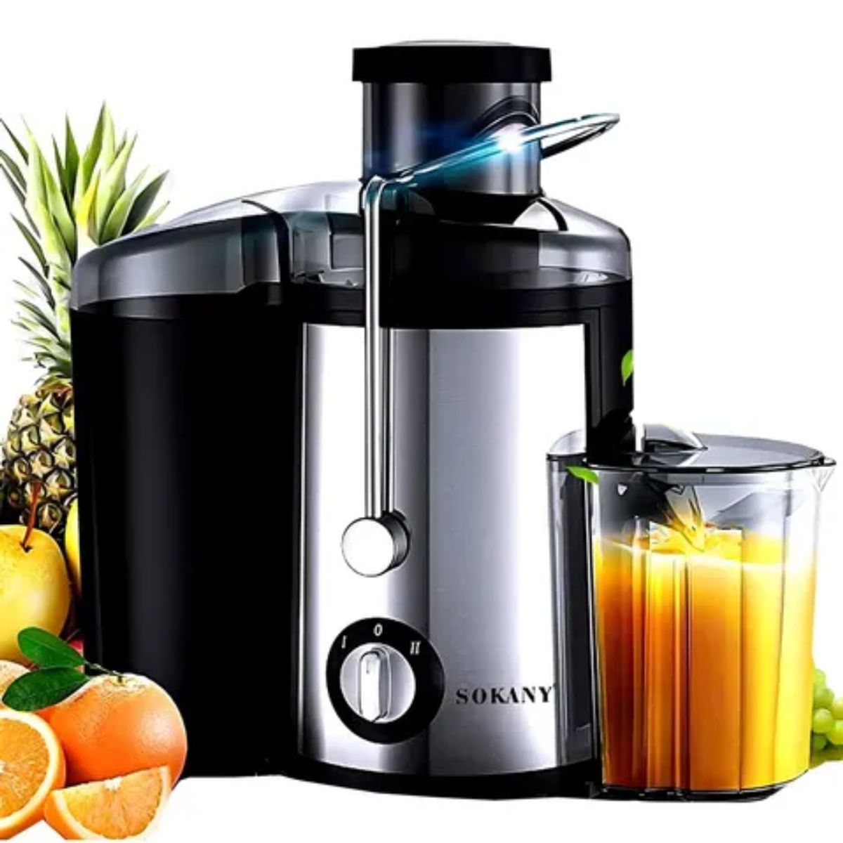 GENERICO - EXTRACTOR DE JUGOS CENTRÍFUGO PARA FRUTAS Y VERDURAS