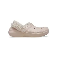 CROCS - Zueco Niños Pequeños Classic Fleece Lined Rosado