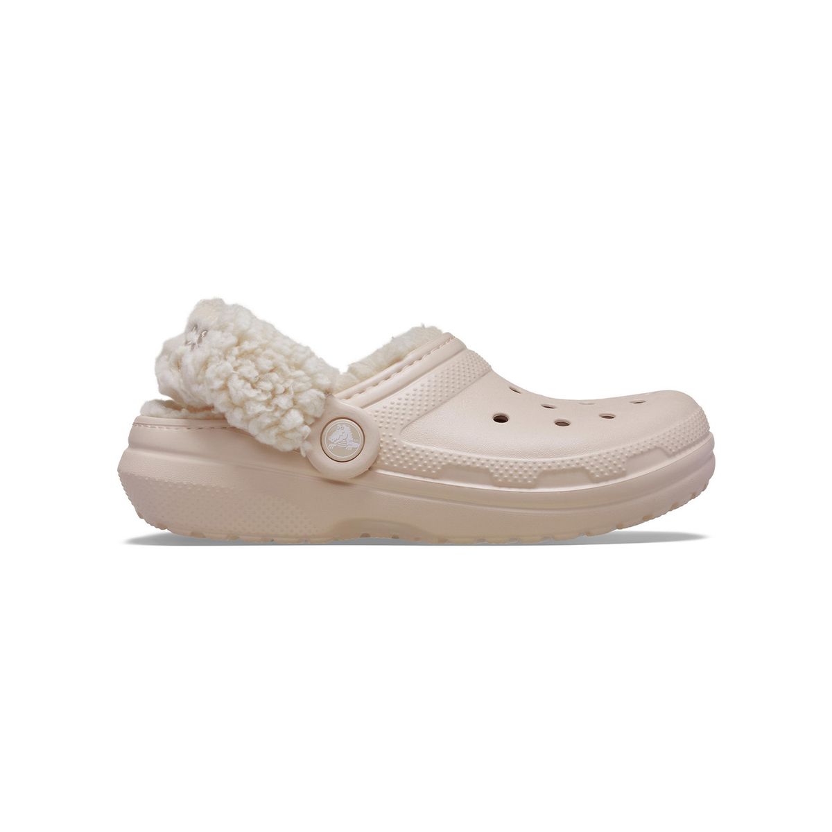 CROCS - Zueco Niños Pequeños Classic Fleece Lined Rosado CROCS