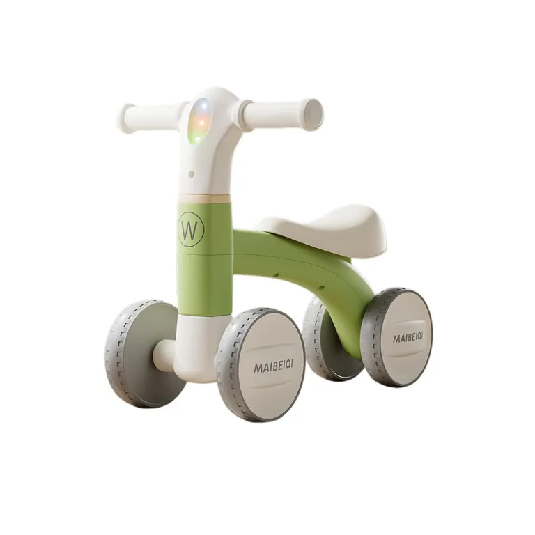 Andador Correpasillos Infantil De Equilibrio Con Musica Y Luces Verde