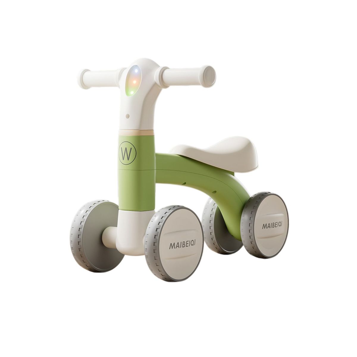 BABYLUNA - Andador Correpasillos Infantil De Equilibrio Con Música Y Luces Verde