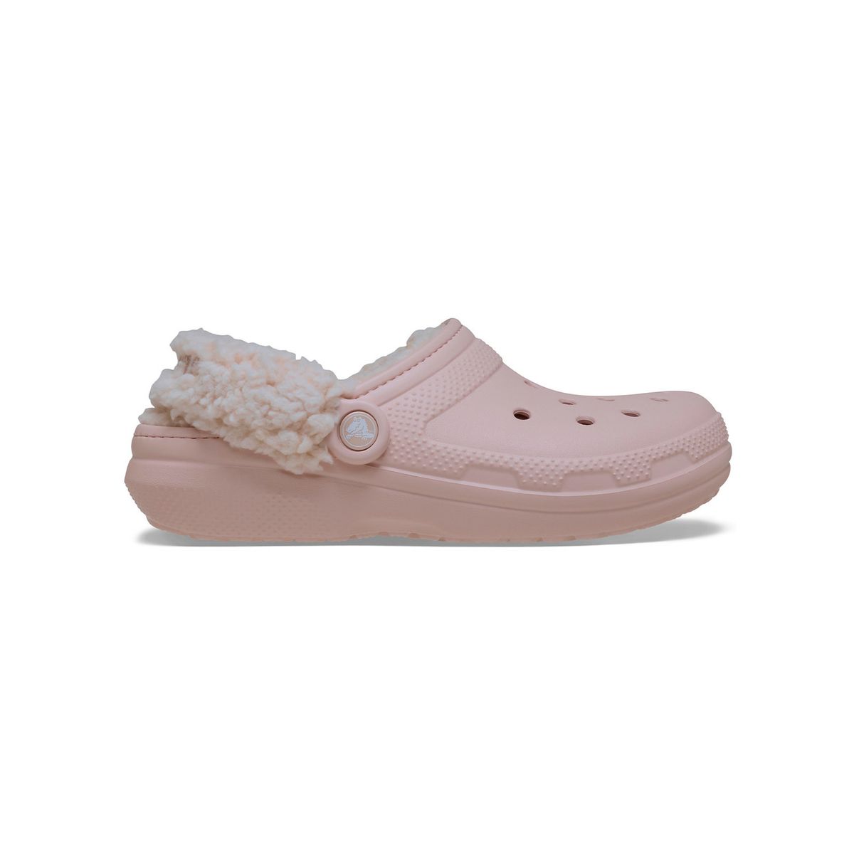 CROCS - Zueco Mujer Classic Fleece Lined Rosado CROCS