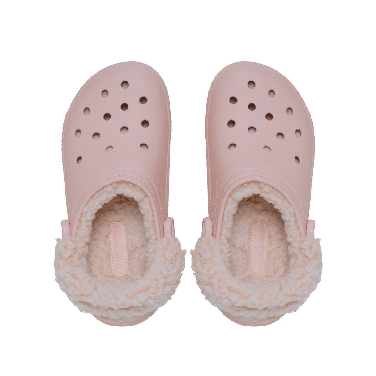CROCS - Zueco Mujer Classic Fleece Lined Rosado CROCS