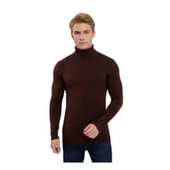 LOOK SHOP - Sweater Tejido Hombre Cuello Subido Beatle. 096