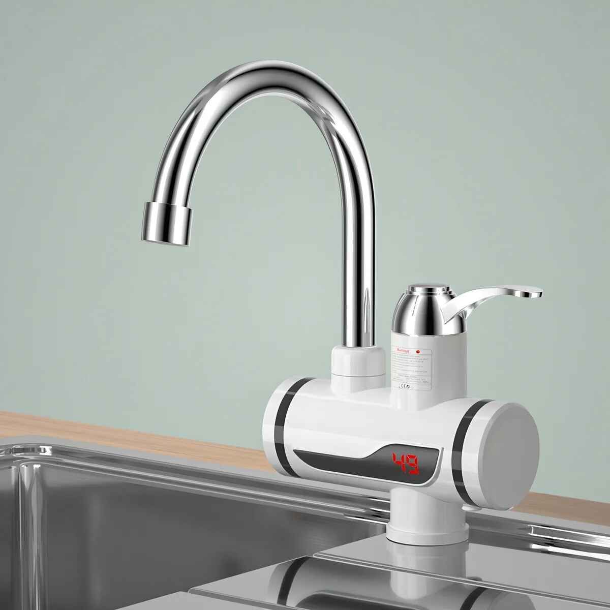 GENERICO - Llave Agua Caliente Grifo Cocina Baño Lavadero