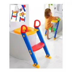 GENERICO - ADAPTADOR DE BAÑO WC CON ESCALERA PARA NIÑOS