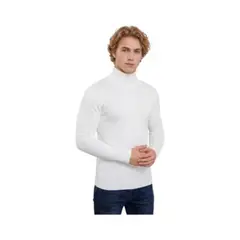 LOOK SHOP - Sweater Tejido Hombre Cuello Subido Beatle. 096