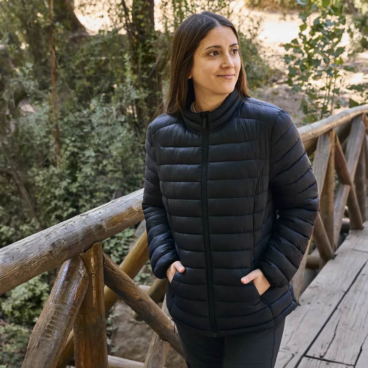 KANO - Parka Térmica Mujer Villarrica Negro