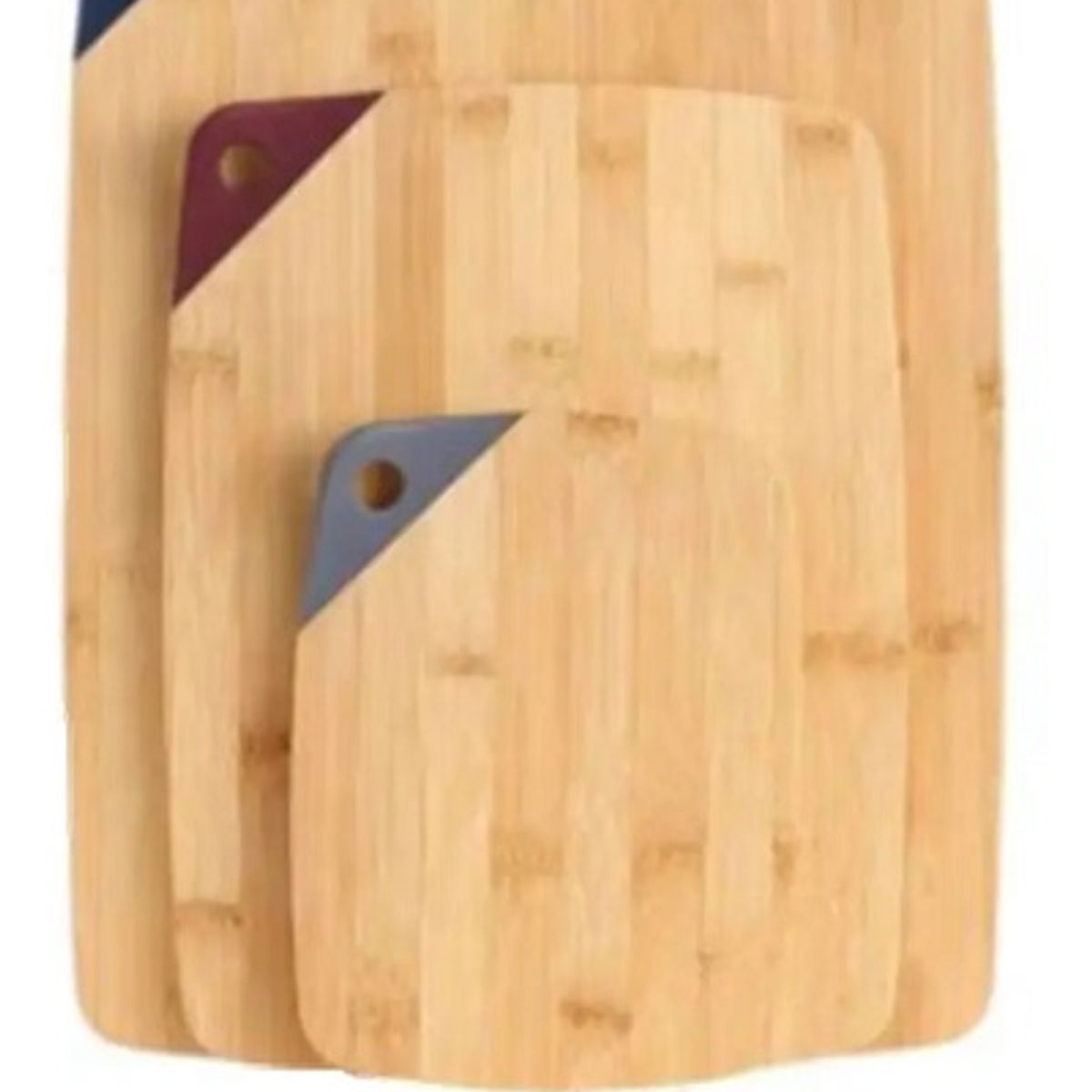 GENERICO - Set De 3 Tablas De Madera Bambu Para Cortar De Cocina