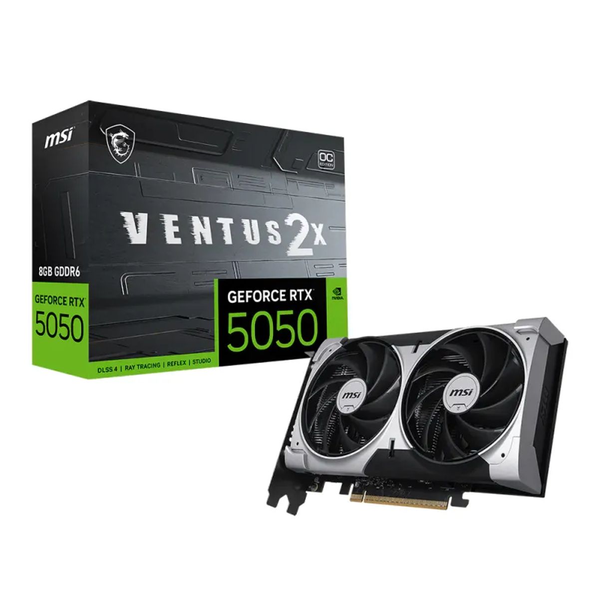 MSI - MSI GeForce RTX 5050 8G VENTUS 2X OC