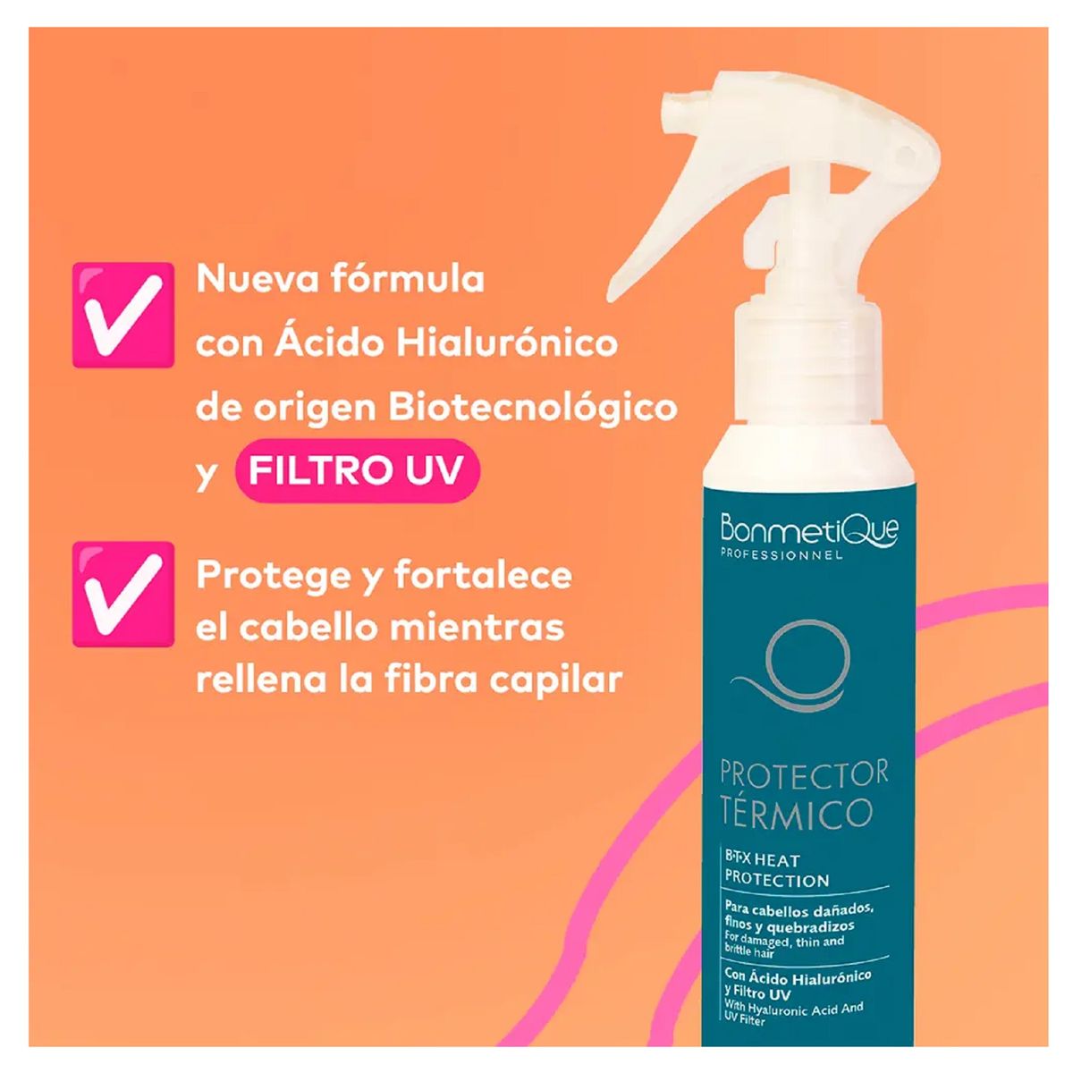 ELGON - Bonmetique Protector Termico Efecto Btx 120 Ml