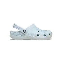 CROCS - Zueco Unisex Classic Marbled Clog Blanco