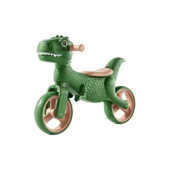 BABYLUNA - Bicicleta Andador de Equilibrio y Aprendizaje Sin Pedales Dinosaurio T-Rex Con Luces Y Música
