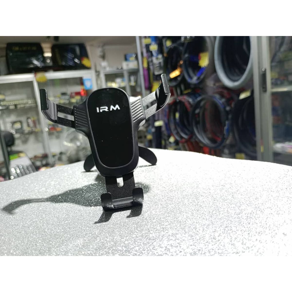 GENERICO - Soporte de teléfono smartphones para autos, con clip anticaidas uso en rejilla de ventilación