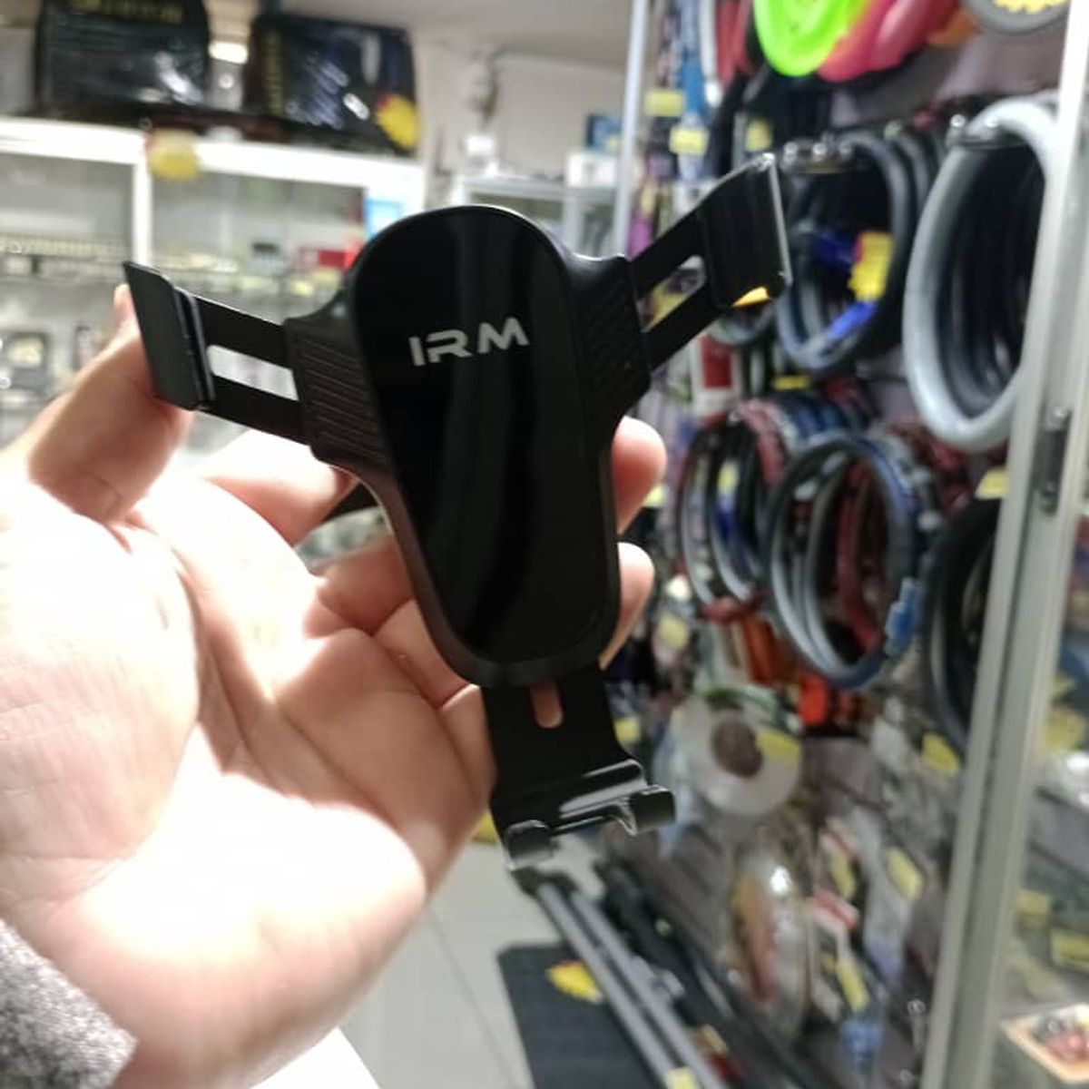 GENERICO - Soporte de teléfono smartphones para autos, con clip anticaidas uso en rejilla de ventilación