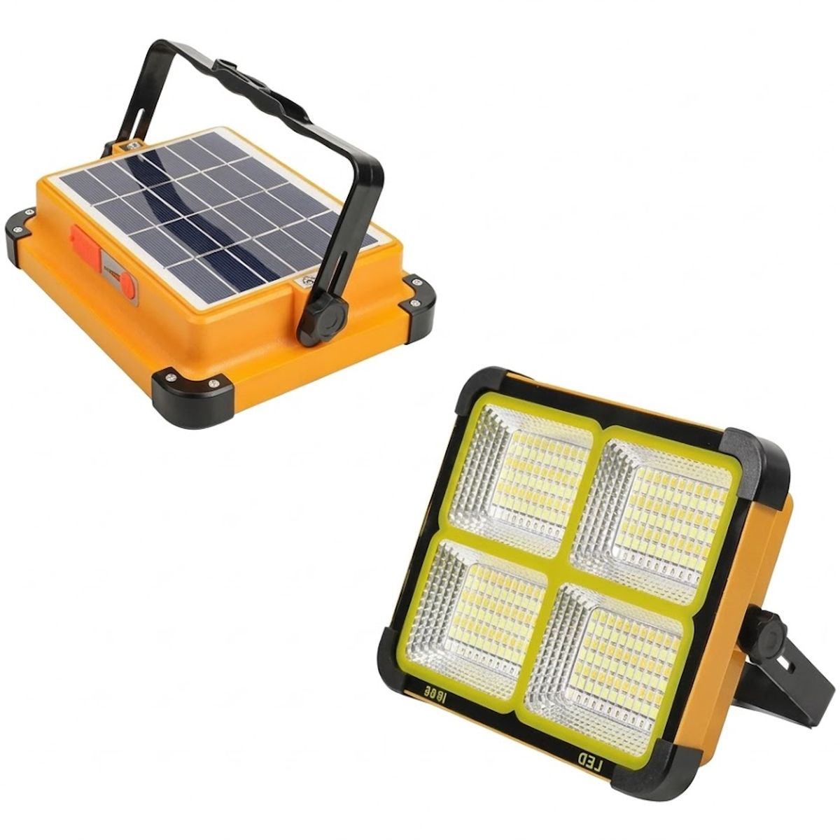 GENERICO - Reflector Luz Solar Portátil Led Luz Emergencia 12000ah carga USB