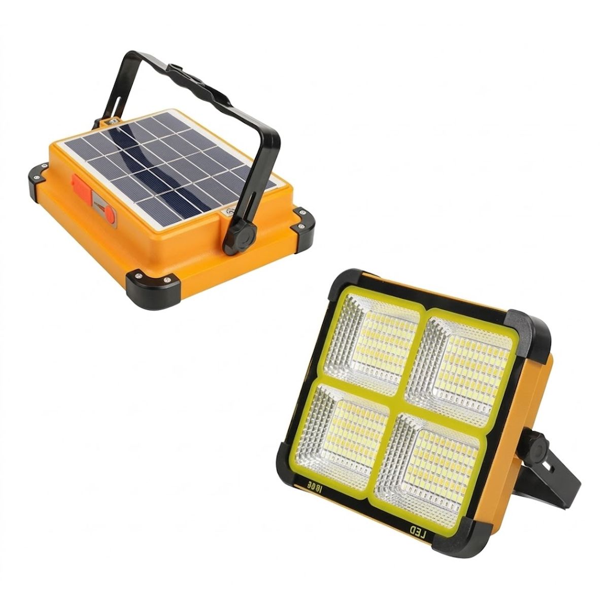 GENERICO - Reflector Luz Solar Portátil Led Luz Emergencia 12000ah carga USB