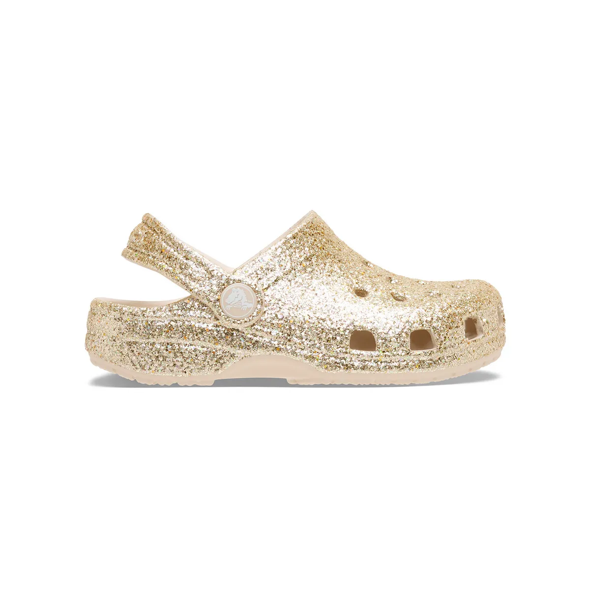 CROCS - Zueco Niños Grandes Classic Clog Glitter Dorado Crocs CROCS