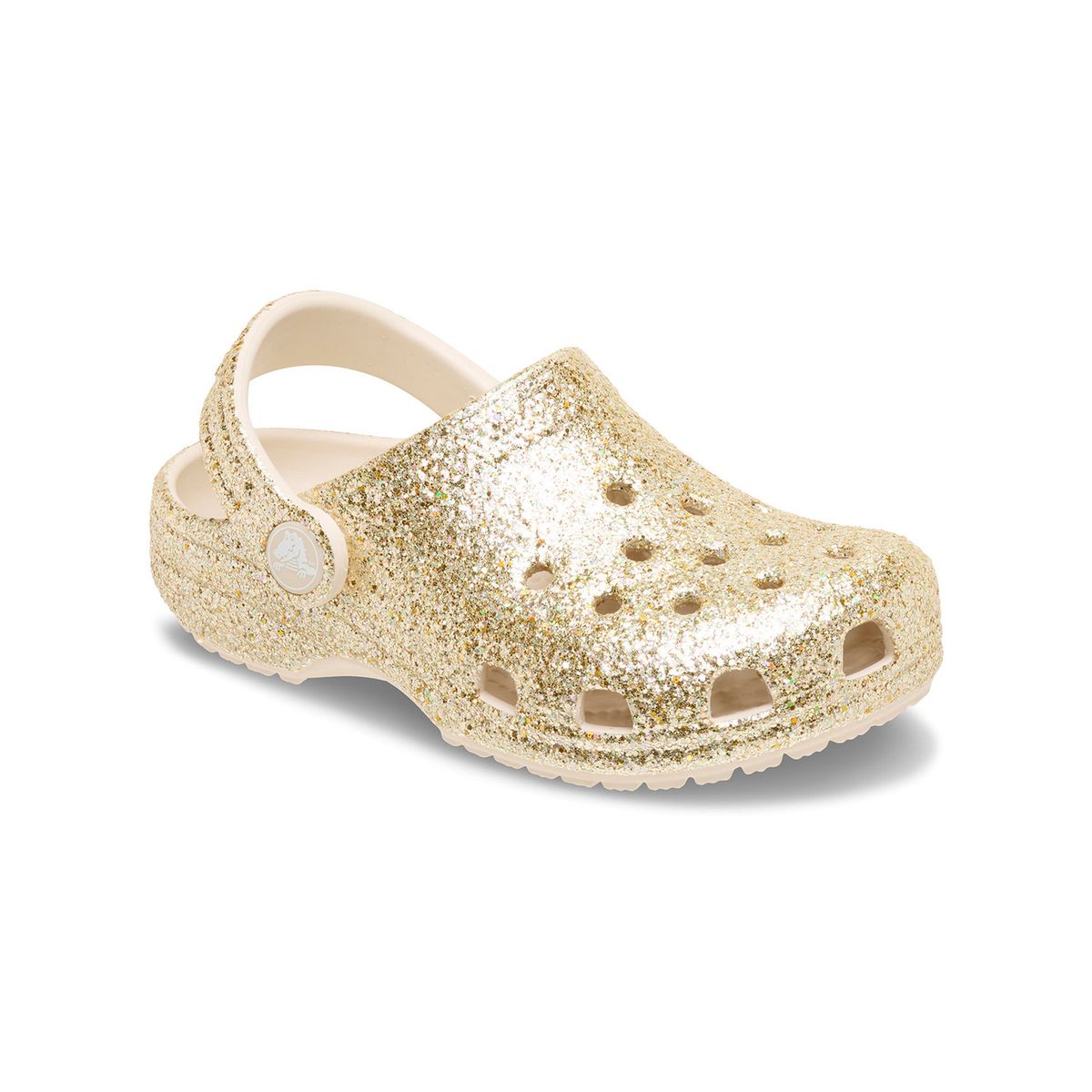 CROCS - Zueco Niños Pequeños Classic Clog Glitter Dorado Crocs CROCS