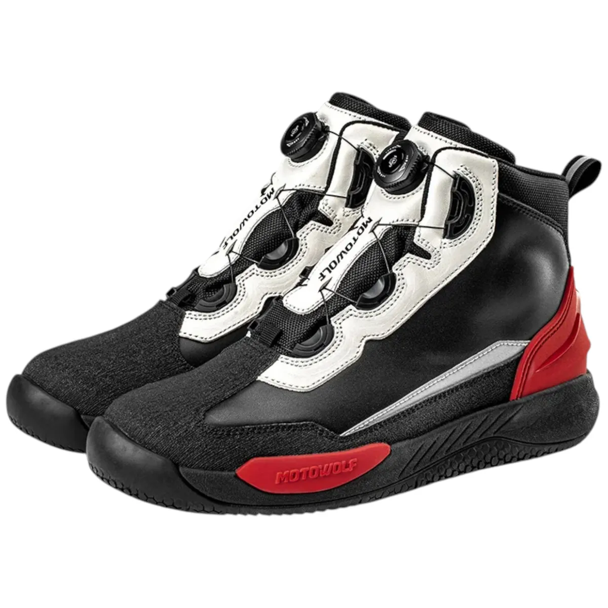 MOTOWOLF - Zapatos Impermeables De Cuero Para Motociclismo Motowolf SH1