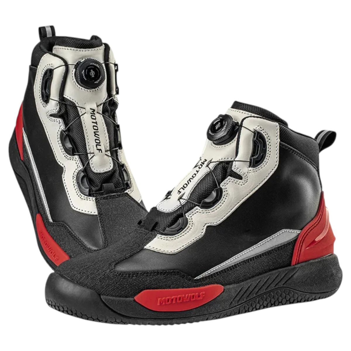 MOTOWOLF - Zapatos Impermeables De Cuero Para Motociclismo Motowolf SH1