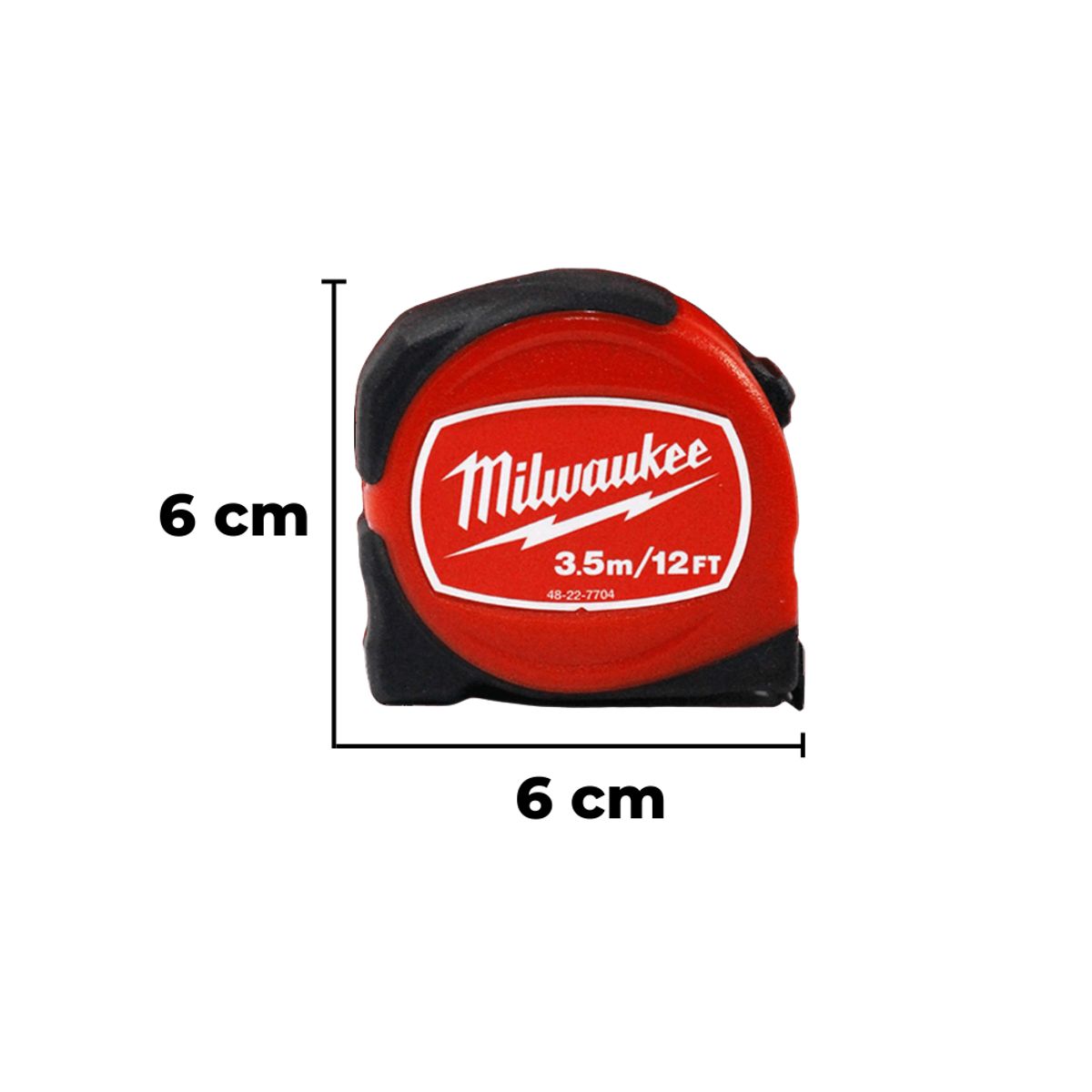 MILWAUKEE - Cinta Métrica Milwaukee Compacta 3.5 Metros 48-22-7704