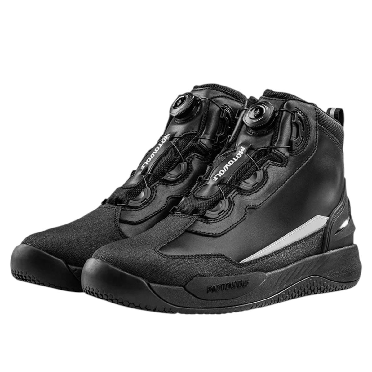 MOTOWOLF - Zapatos Impermeables De Cuero Para Motociclismo Motowolf SH1