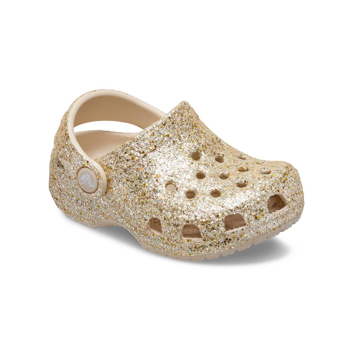 CROCS - Zueco Bebés Recién Nacidos Glitter Dorado Crocs CROCS
