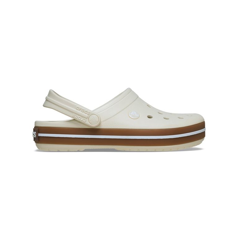 Sueco Unisex Crocband Gum Clog Café