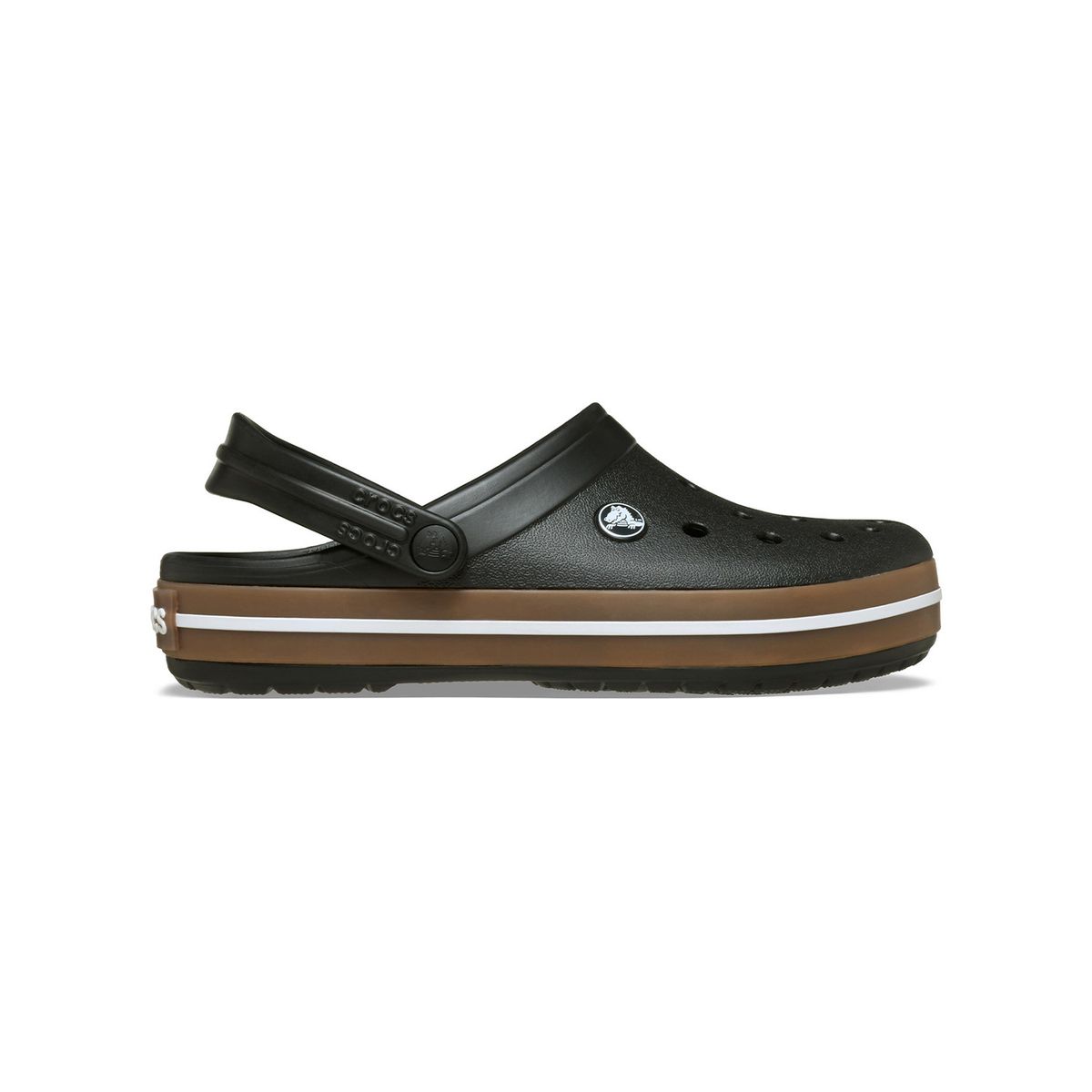 CROCS - Zueco Unisex Crocband Gum Clog Negro CROCS