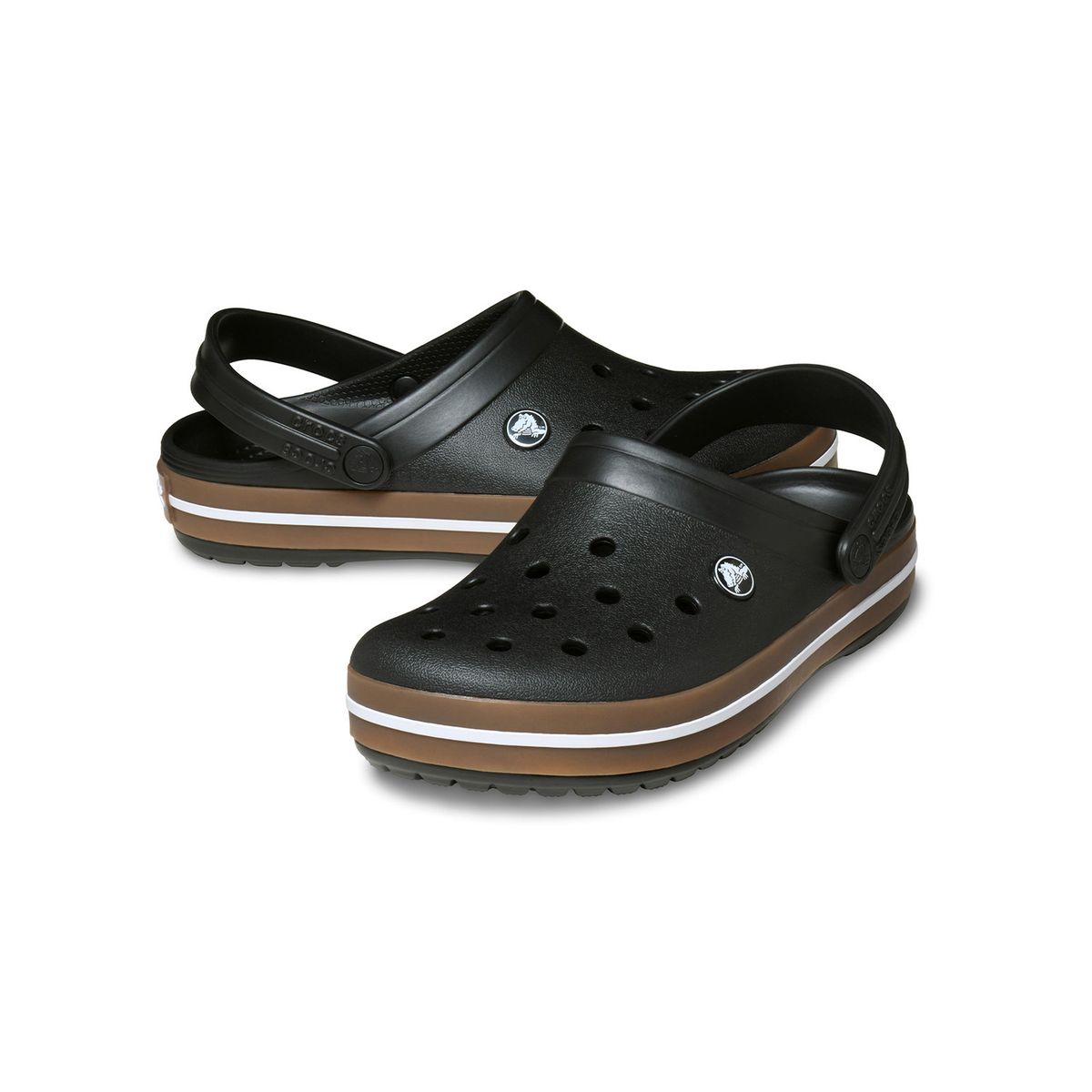 CROCS - Zueco Unisex Crocband Gum Clog Negro CROCS