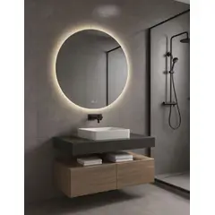 NORGLAS - Espejo Antiempañante Luz Led 60x60 cm