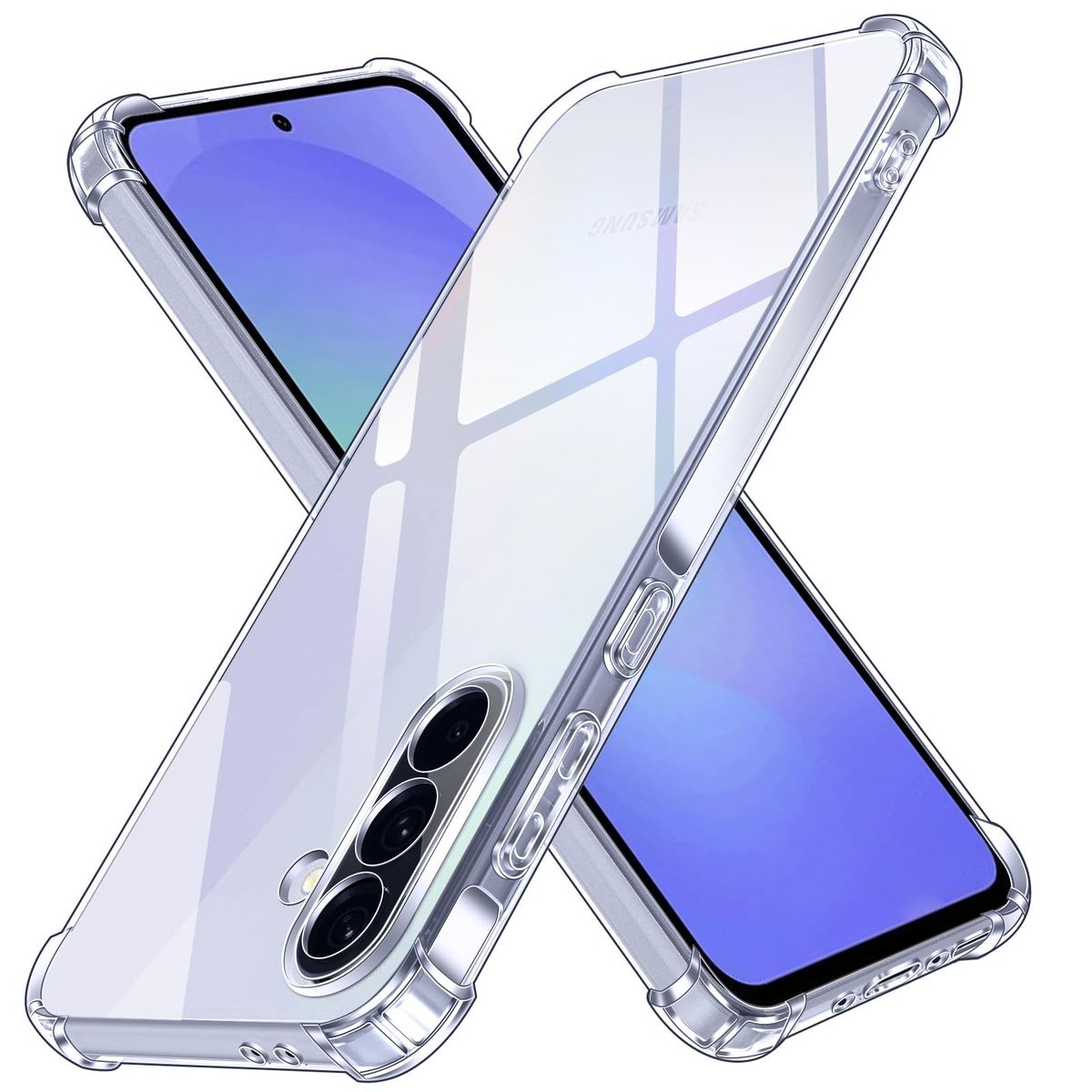 GENERICO - CARCASA PARA GALAXY A37 5G TRANSPARENTE ESQUINAS REFORZADAS