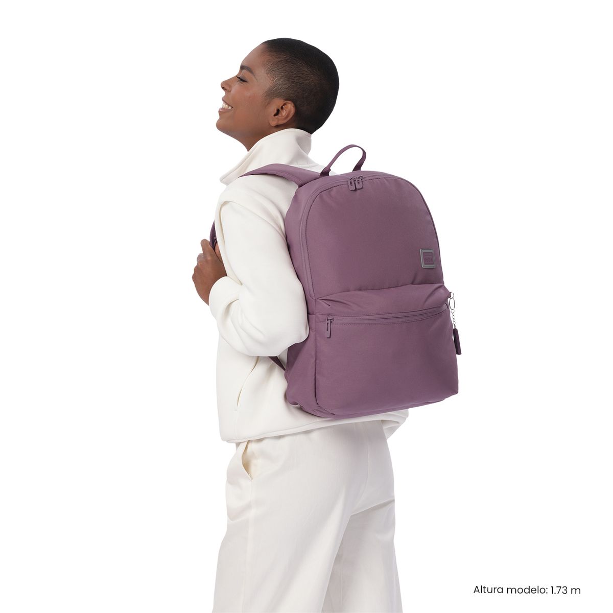TOTTO - Mochila Universitario Dragonar Porta PC 15 Rosado Mujer