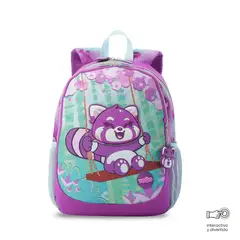 TOTTO - Combo Escolar Mochila Bambú + Libro Parar Colorear Pequeño