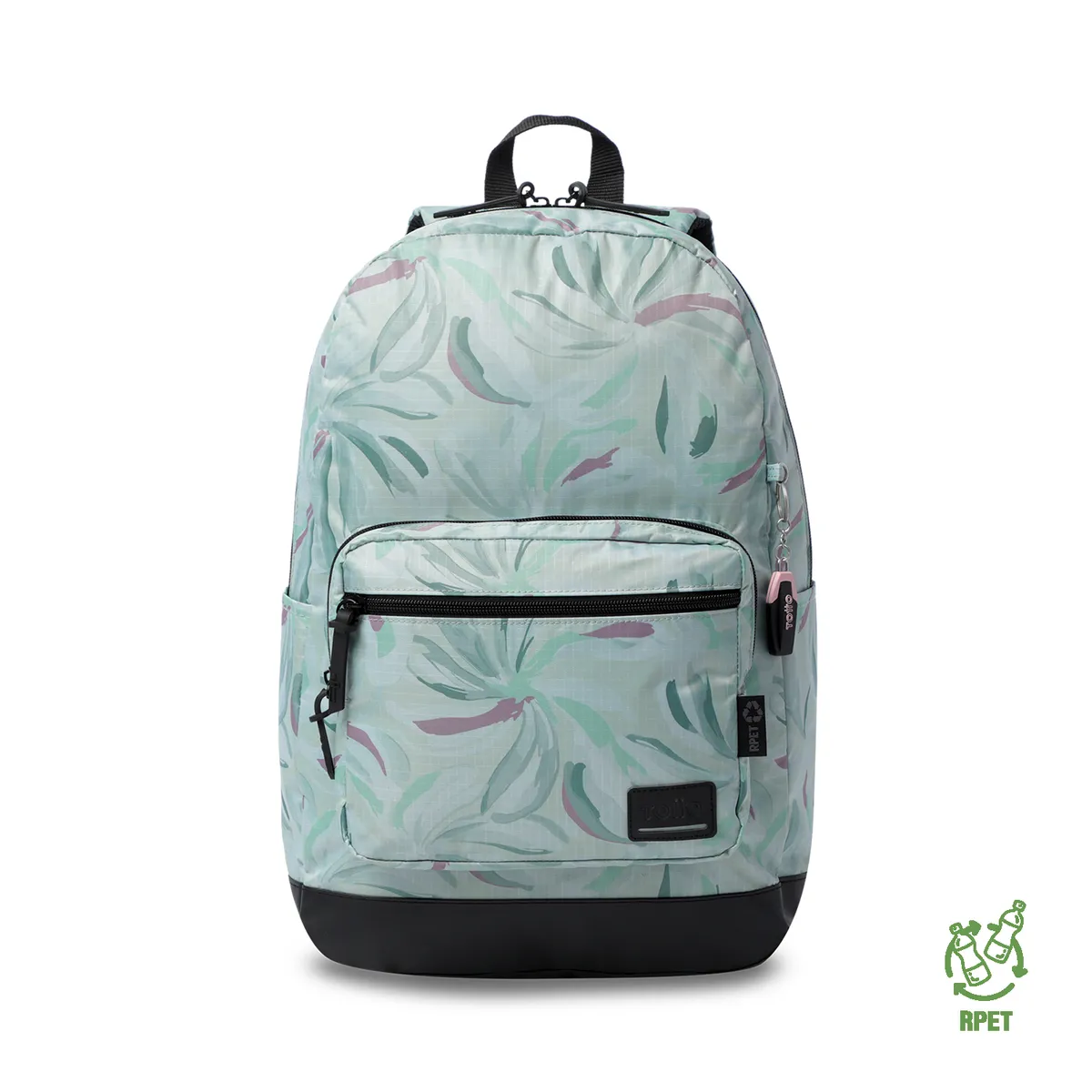 TOTTO - Mochila Universitario Tocax Porta PC 14 Blanco Mujer