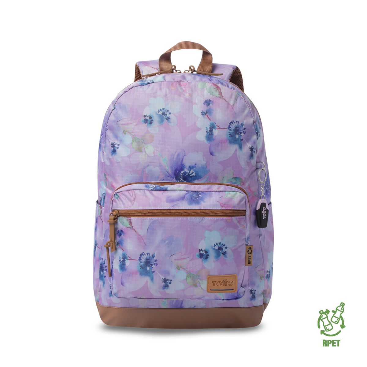 TOTTO - Mochila Universitario Tocax Porta PC 14 Rosado Mujer