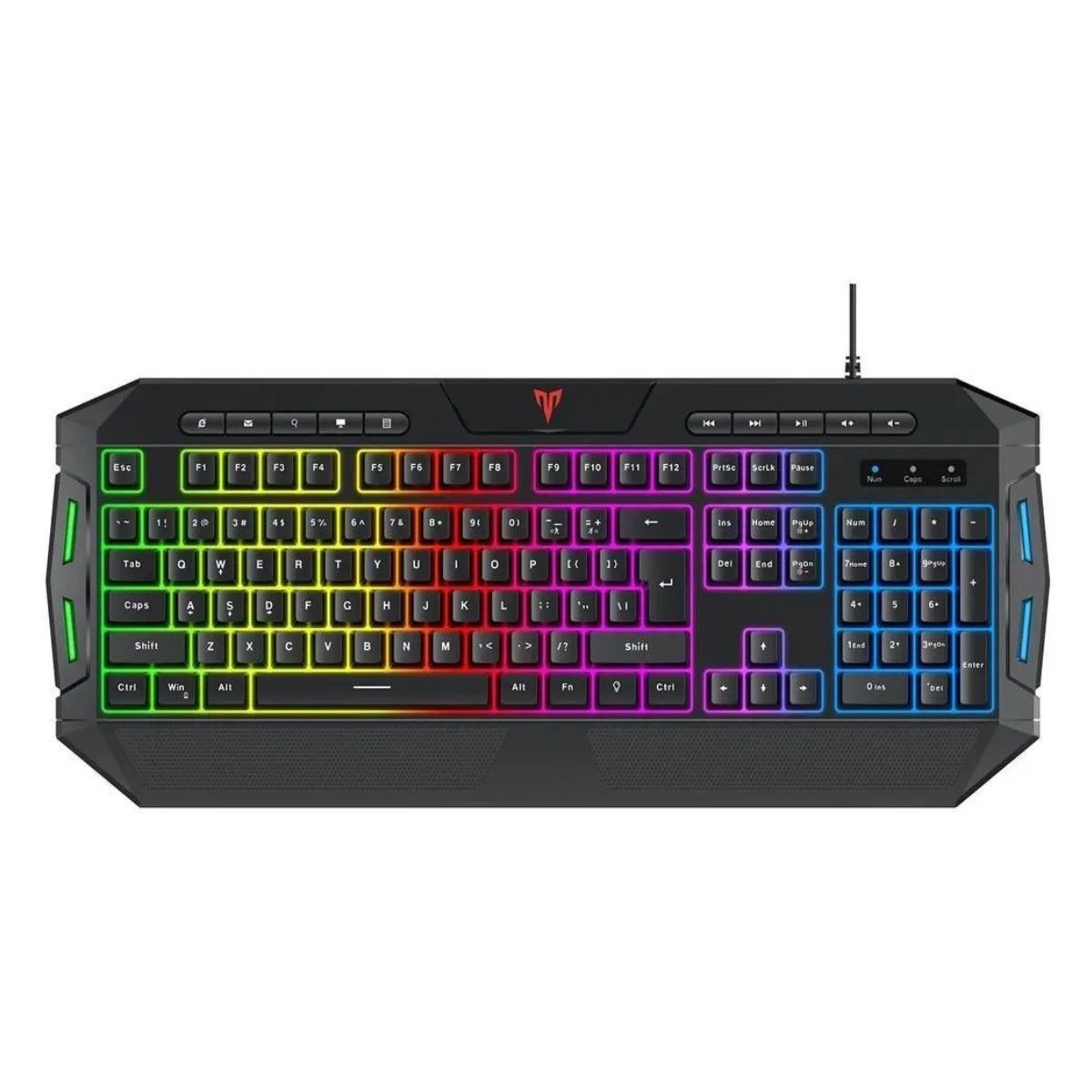 GENERICO - Kit Gamer Targa TGKM210KIT Negro Teclado Mouse RGB USB PC Xbox PS4 BELUG