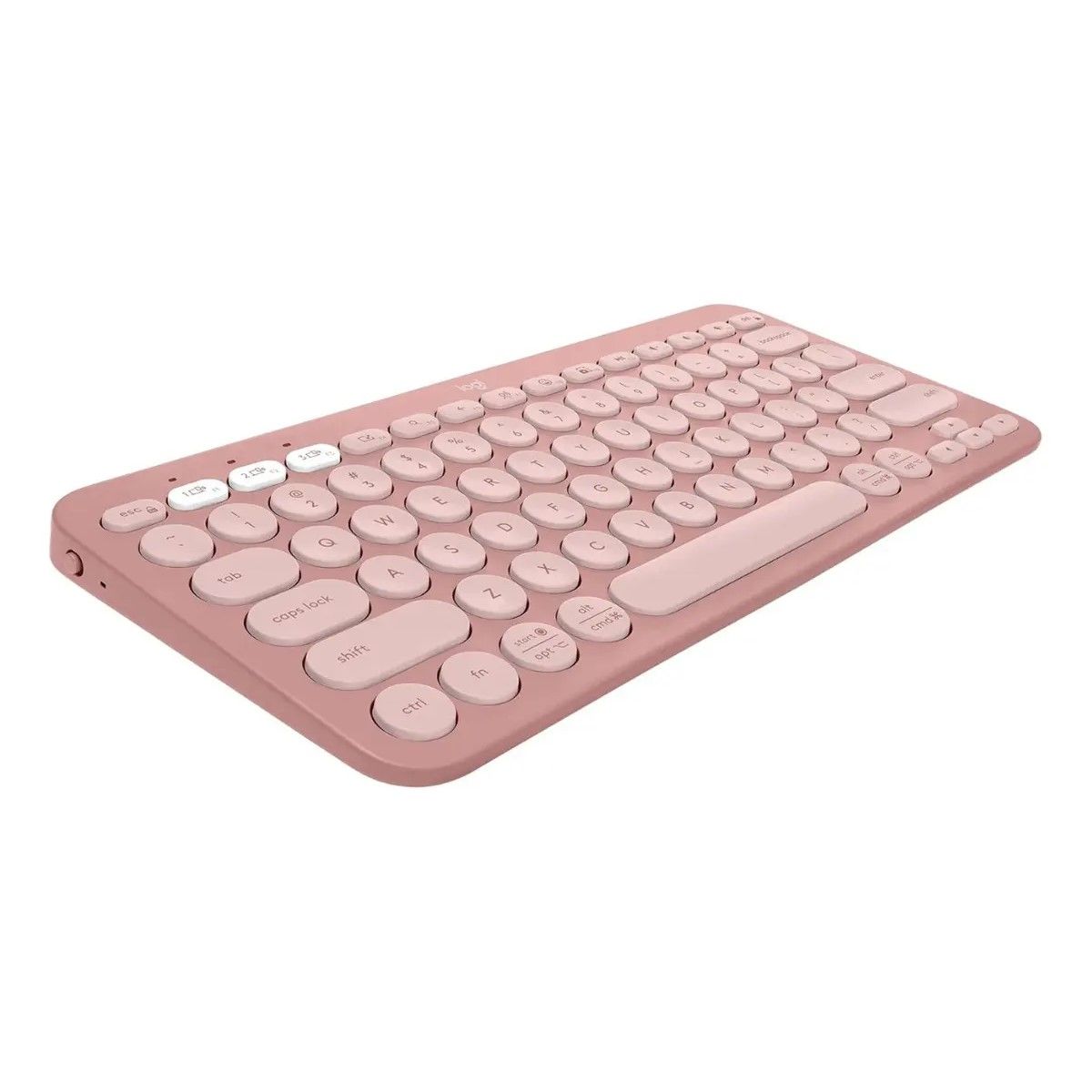 GENERICO - Teclado Bluetooth Logitech K380s Qwerty Teclado Rosado Idioma Español BELUG