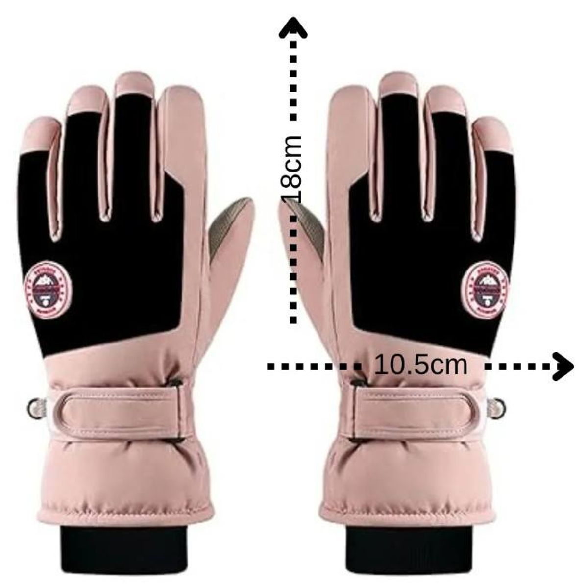 GENERICO - Guantes termico invierno nieve pantalla táctil talla M para adulto