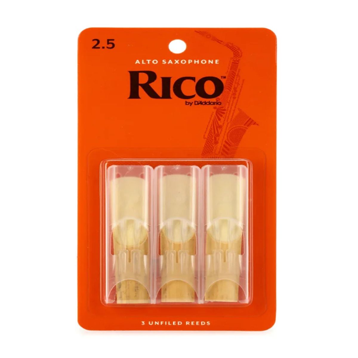 RICO - Pack Caña 2.5 Saxo Alto Rico RJA0325